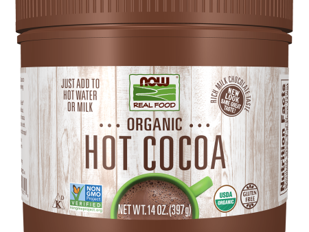 Now Organic Hot Cocoa Mix 14oz Hot on Sale