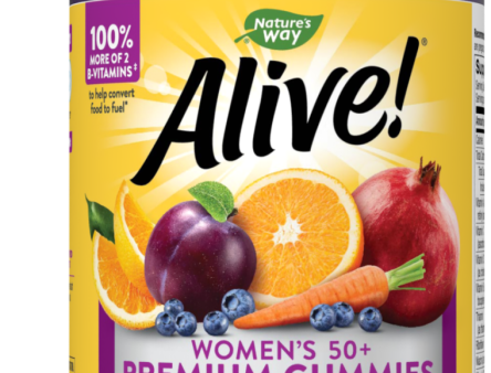 Nature s Way Alive! Multi-Vitamins Women s 50+ Gummies 75ct Online Hot Sale