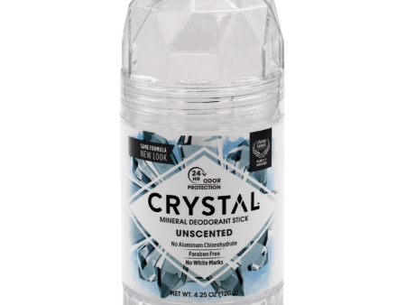 Crystal Mineral Deodorant Stick Unscented 4.25oz Online Sale