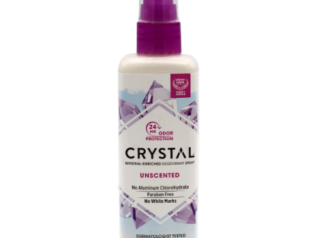 Crystal Mineral Deodorant Spray Unscented 4oz Sale