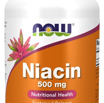 Now Niacin 500mg Sustained Release Tablets 250ct Supply