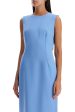 Dolce & Gabbana Wool Crepe Sheath Midi Dress With Tube Discount