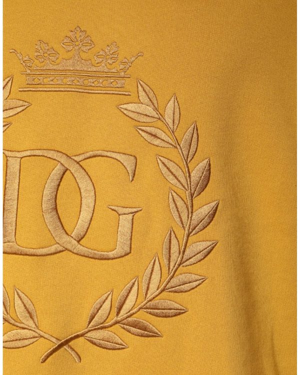 Dolce & Gabbana Hooded Sweatshirt with Logo Embroidery Online Sale