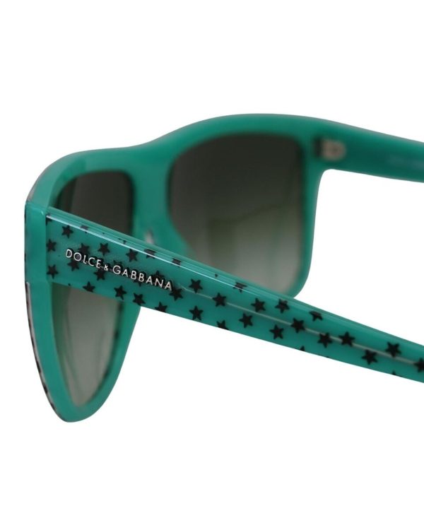 Dolce & Gabbana  DG4331 5018G Star Print Oversized Square Sunglasses Cheap