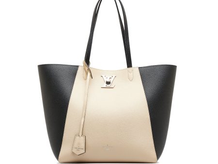 Beige Louis Vuitton LockMe Cabas Tote Bag Online