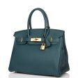 Hermes Birkin 30 Vert Cypress Togo Gold Hardware Discount