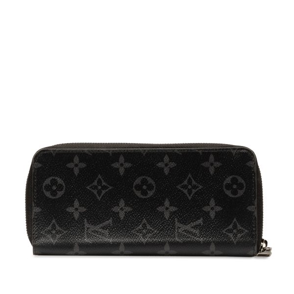 Black Louis Vuitton Monogram Eclipse Zippy Wallet Supply