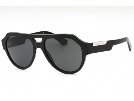 Dolce & Gabbana  DG2227 Aviator Sunglasses Black Hot on Sale