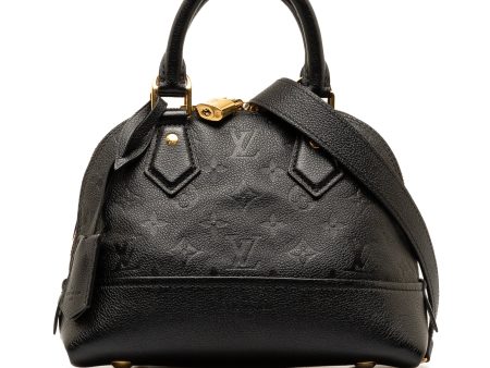 Black Louis Vuitton Monogram Empreinte Neo Alma BB Satchel Discount