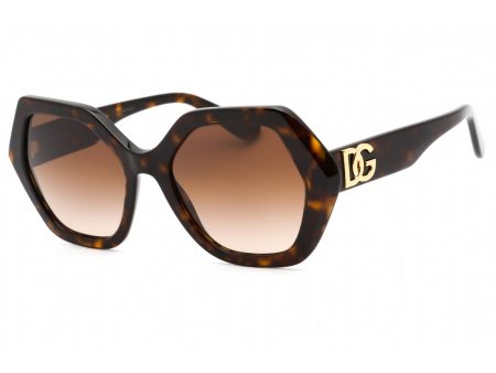 Dolce & Gabbana  DG2202 Octagonal Sunglasses Havana Discount