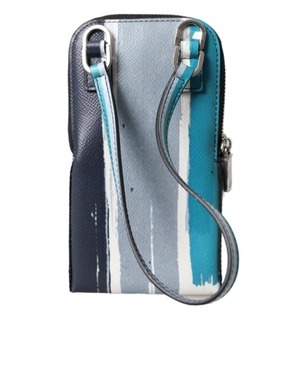 Dolce & Gabbana  Brushstroke Leather Phone Case Online Sale