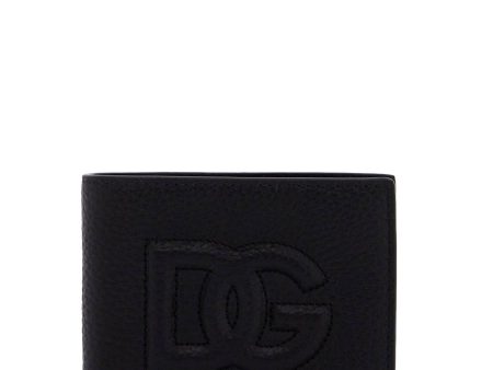 Dolce & Gabbana Men s Dg Logo Bifold Wallet In For Sale