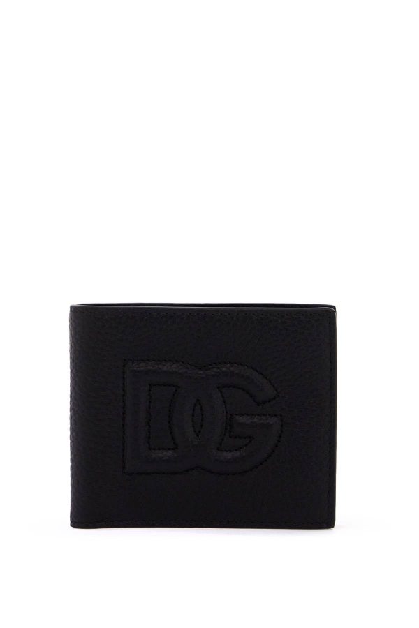 Dolce & Gabbana Men s Dg Logo Bifold Wallet In For Sale