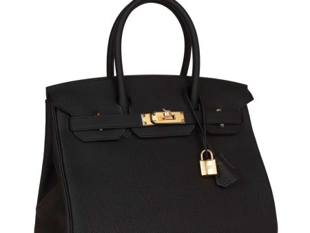 Hermes Birkin 30 Black Togo Gold Hardware For Cheap