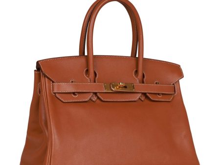 Hermes Birkin 30 Fauve Swift Gold Hardware on Sale