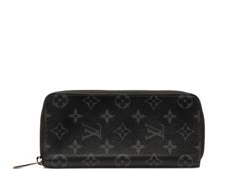 Black Louis Vuitton Monogram Eclipse Zippy Wallet Supply