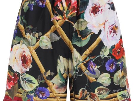 Dolce & Gabbana Women s Rose Garden Pajama Shorts Fashion