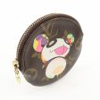 AuthLouis Vuitton Monogram Panda Porte Monnaie Coin Case Brown M61928 Online Sale