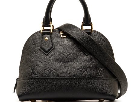 Black Louis Vuitton Monogram Empreinte Neo Alma BB Satchel For Cheap