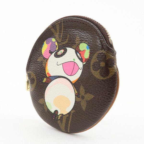 AuthLouis Vuitton Monogram Panda Porte Monnaie Coin Case Brown M61928 Online Sale