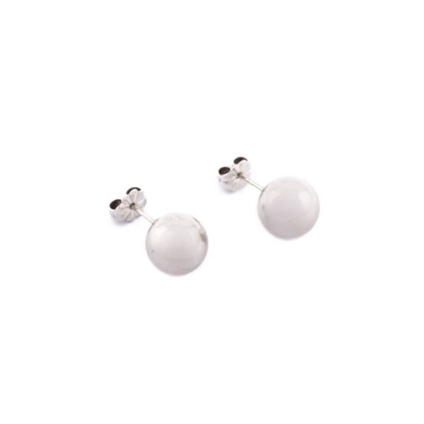 Tiffany & Co. Sterling Silver Hardware Ball Stud Earrings Supply