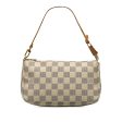 Beige Louis Vuitton Damier Azur Pochette Accessoires For Discount