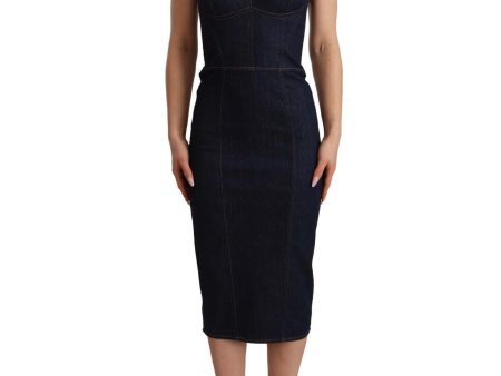 Dolce & Gabbana  Women s Fitted Denim Dress Supply