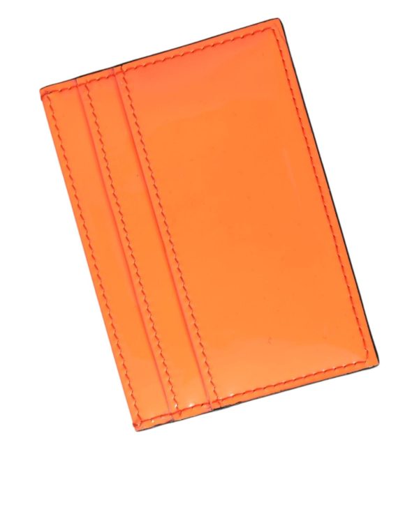 Dolce & Gabbana  Men s Orange Leather Card Holder Supply