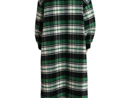 Dolce & Gabbana Plaid Long Sleeve  Coat Jacket Online Sale