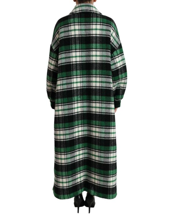 Dolce & Gabbana Plaid Long Sleeve  Coat Jacket Online Sale