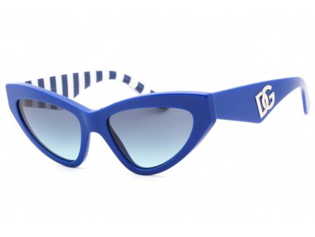 Dolce & Gabbana  DG 4334 Cat Eye Sunglasses Blue Online Sale