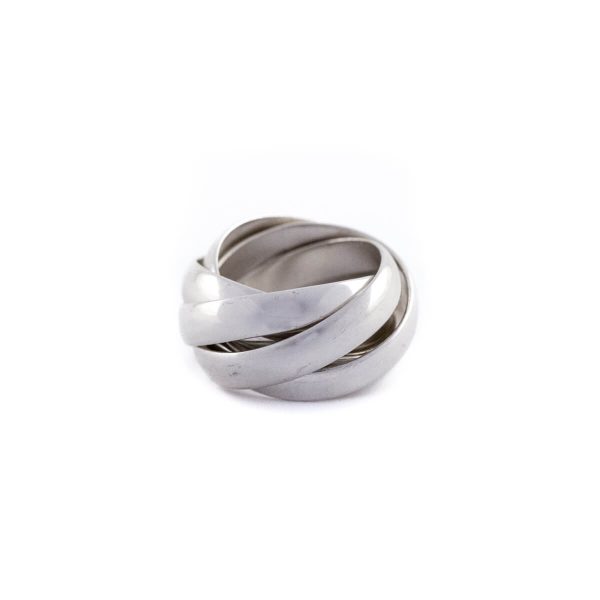 Tiffany & Co Sterling Silver Paloma Picasso 5-Band Melody Ring Size 4.25 Online Hot Sale