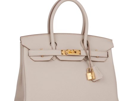 Hermes Birkin 30 Beton Togo Gold Hardware For Discount