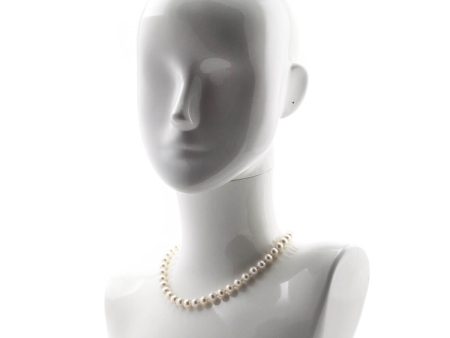 David Yurman Sterling Silver Pearl & Diamond Buckle Necklace Fashion