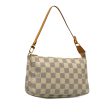 Beige Louis Vuitton Damier Azur Pochette Accessoires For Discount