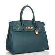 Hermes Birkin 30 Vert Cypress Togo Gold Hardware Discount