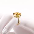 Tiffany & Co. 18K Gold Citrine Sparklers Collection Ring Size 6 Online Sale