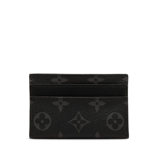 Black Louis Vuitton Monogram Eclipse Porte Cartes Double Card Holder Sale