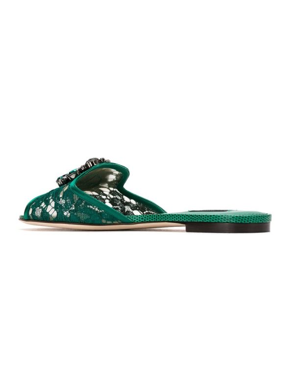 Dolce & Gabbana Women s Sandals Green Discount