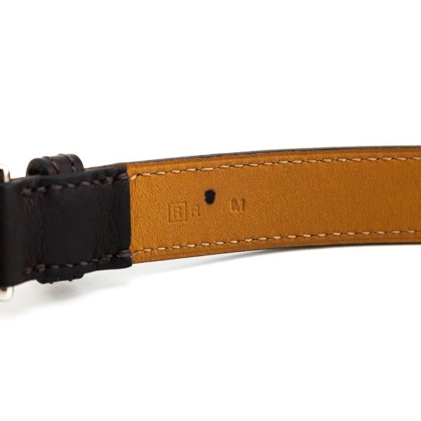 Hermes Brown Etriviere Double Tour Bracelet Size M Online Sale