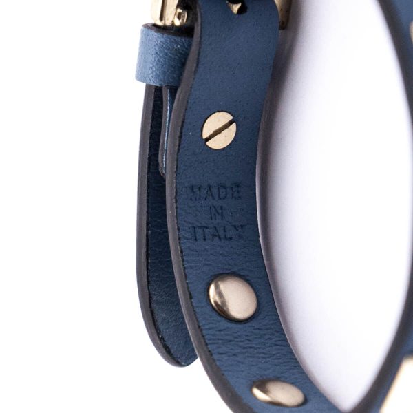 Valentino Niagara Leather Rockstud Bracelet Supply