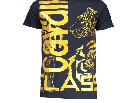 Cavalli Class  Men s Tiger Graphic T-Shirt - Black For Cheap