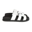 Hermes Chypre Sandals White Calfskin Palladium Hardware 35.5 EU Cheap