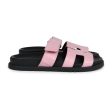 Hermes Chypre Techno Sandals Bubblegum Matte Crocodile Palladium Hardware 36 EU Online now