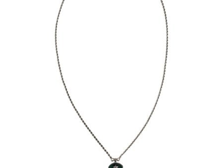 Dolce & Gabbana  Men s Silver Shield Pendant Necklace Discount