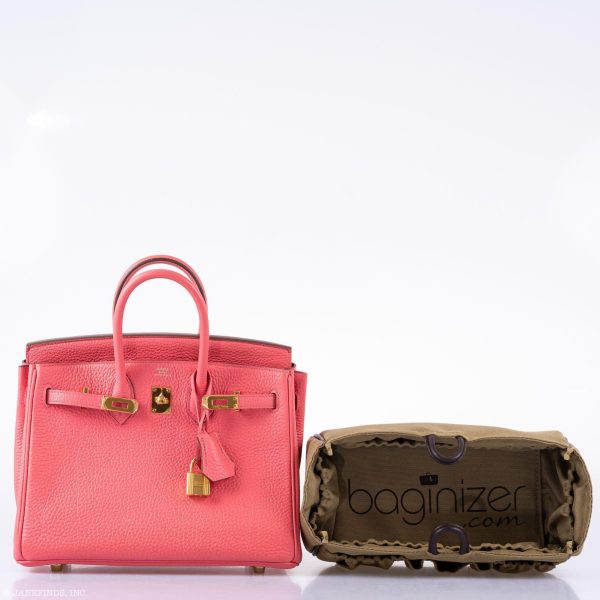 Hermes Birkin 25 Rose Lipstick Togo Gold Hardware - 2013, Q Square Online now