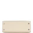 Hermes Kelly Sellier 25 Nata Verso Epsom Palladium Hardware Hot on Sale