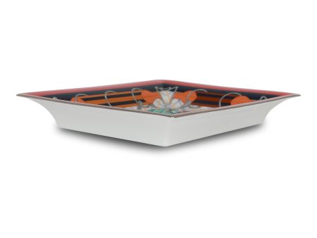 Hermes  Tatersale  Porcelain Change Tray For Sale