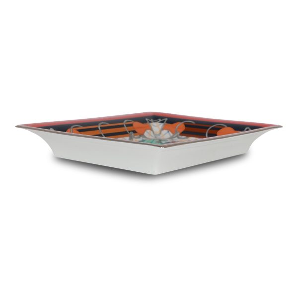 Hermes  Tatersale  Porcelain Change Tray For Sale