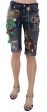 Dolce & Gabbana Elegant Knee-Length Embellished Denim Women s Shorts on Sale